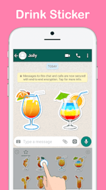Image 2 for Drink Sticker For Whatsap…