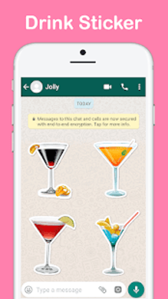 Image 1 for Drink Sticker For Whatsap…