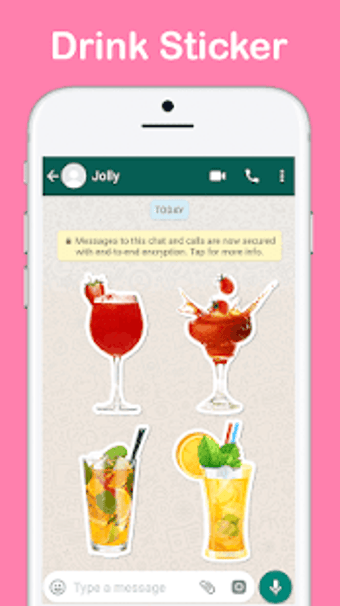 Image 3 for Drink Sticker For Whatsap…