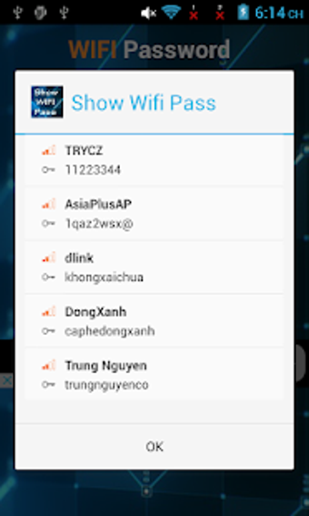 Image 1 for Show Wifi Password 2016 -…