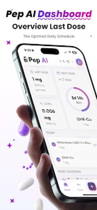 Imagen 0 para Pep AI - Peptide Tracker