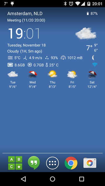 Image 3 for Home screen clock and wea…