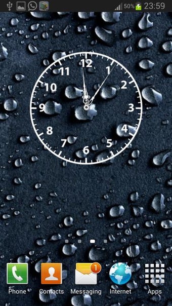 Image 1 for Home screen clock and wea…