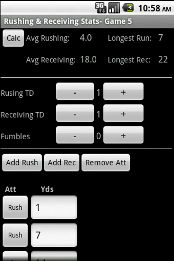 Image 0 for Youth Football Stats Trac…