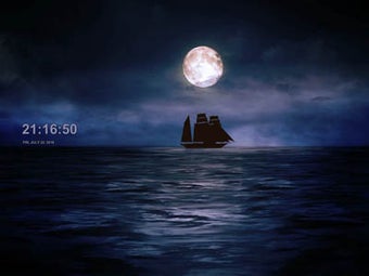 Imagen 0 para Moonlit Ship Screensaver