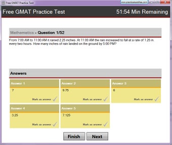 Image 1 for Free GMAT Practice Test