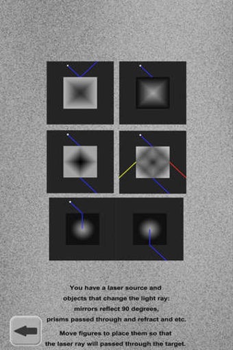Image 0 for Lazers Puzzle. Colored ra…