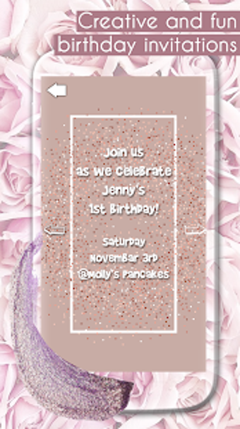 Image 1 for Glitter Invitations