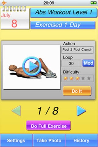 Image 0 for 8 Mins Abs Workout