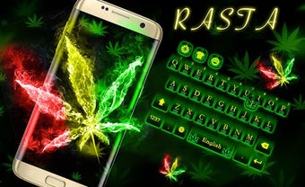 Image 1 for Color Rasta Weed Keyboard