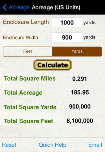 Imagen 0 para Acre & Area & Acreage