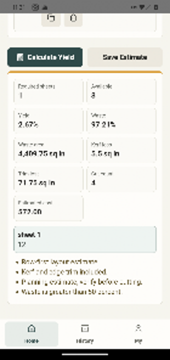 Image 0 for Board Yield Calculator