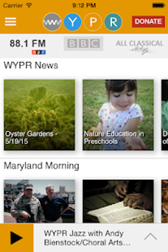 Imagen 0 para WYPR Public Radio App