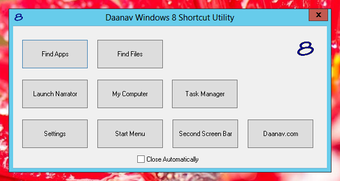 Imagen 0 para Windows 8 Shortcut Utilit…