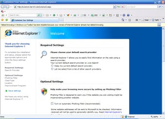 Image 0 for Internet Explorer 7