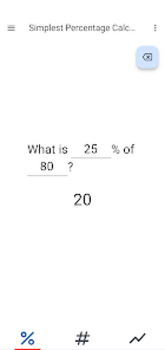 Image 0 for Simplest Percentage Calcu…