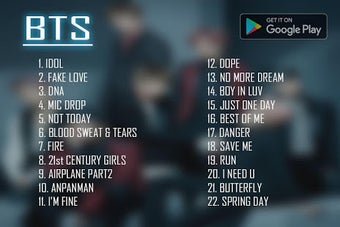 Imagen 1 para BTS Music Offline