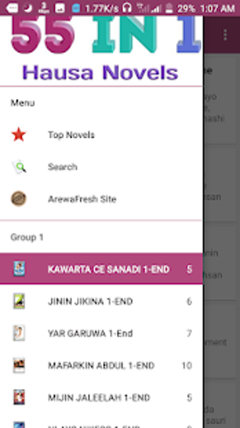 Image 2 for 55 in 1 Hausa Novel Books…