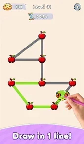 Imagen 0 para Snake One Line: Drawing P…