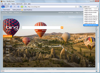Image 0 for Bing for Firefox