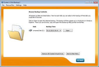 Imagen 0 para Ocster 1-Click Backup