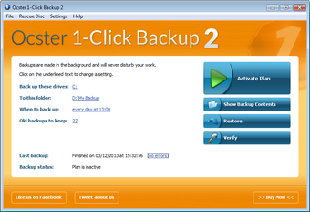 Imagen 1 para Ocster 1-Click Backup