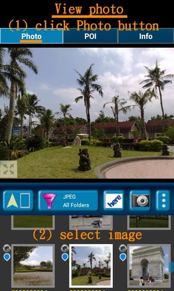 Imagen 1 para GPS Photo Viewer (HERE Ma…