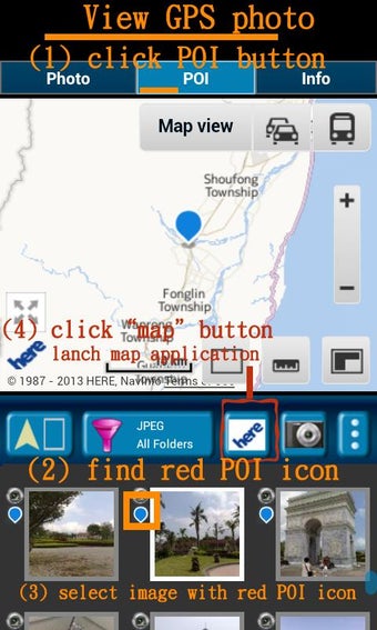 Imagen 0 para GPS Photo Viewer (HERE Ma…