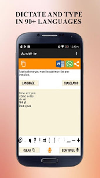 Imagen 2 para AutoWrite - Speech to Tex…