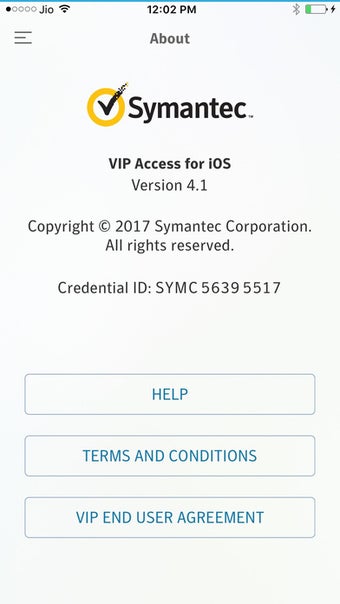 Imagen 0 para VIP Access for iPhone