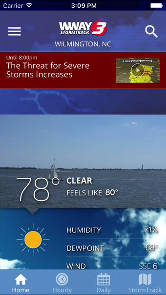 Image 0 for WWAY TV3 StormTrack 3 Wea…