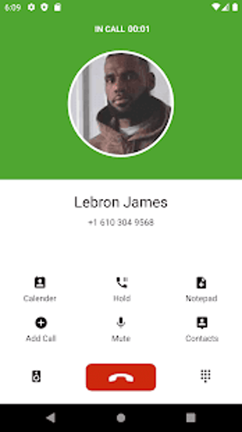 Image 1 for Fake call from Lebron Jam…