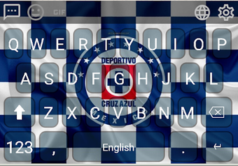 Image 0 for teclado cruz azul