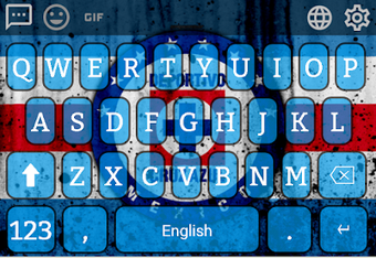 Imagen 0 para teclado cruz azul