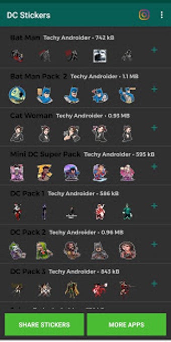 Imagen 0 para DC (Superhero) Stickers f…