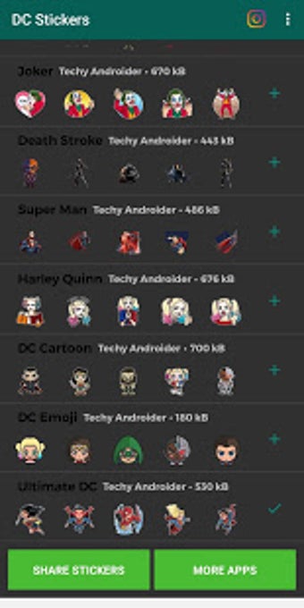 Imagen 1 para DC (Superhero) Stickers f…