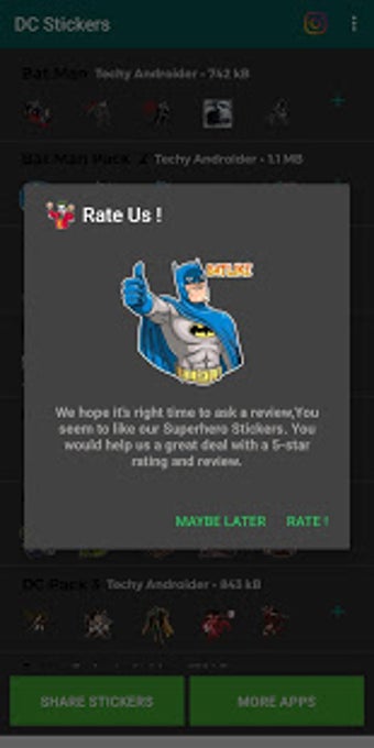 Imagen 2 para DC (Superhero) Stickers f…