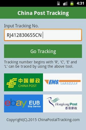Imagen 0 para China Post Tracking