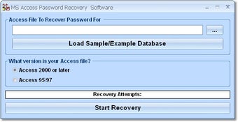 Image 0 for MS Access Password Recove…