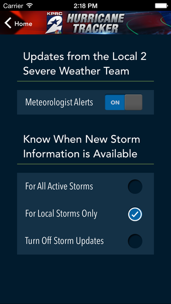 Image 0 for KPRC Hurricane Tracker