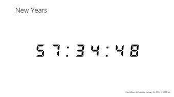 Image 1 for The Countdown Tile for Wi…