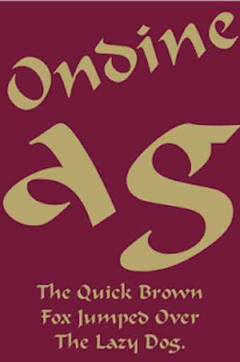 Imagen 2 para Ondine FlipFont