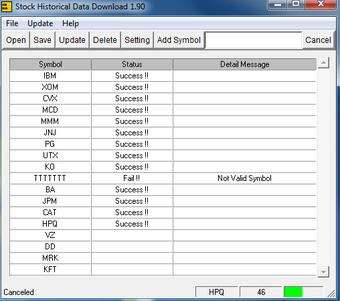 Imagen 0 para Stock Historical Data Dow…