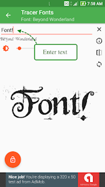 Image 3 for Font! Lightbox tracing ap…