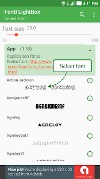 Imagen 1 para Font! Lightbox tracing ap…