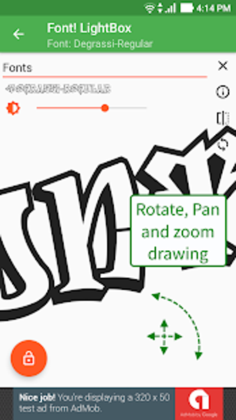 Image 1 for Font! Lightbox tracing ap…