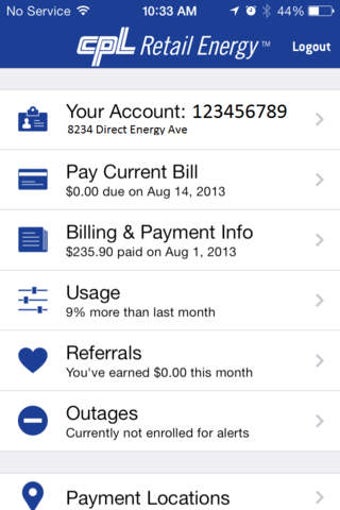 Image 0 for CPL Retail Energy Account…