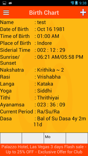 Image 3 for Kundali-BirthChart