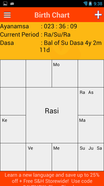 Image 0 for Kundali-BirthChart