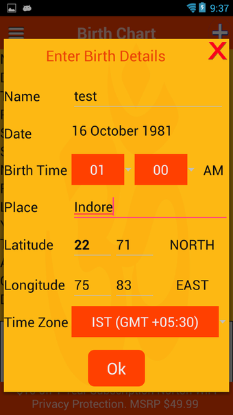 Image 2 for Kundali-BirthChart